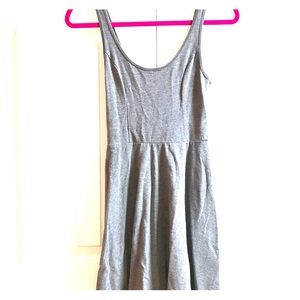 Grey skater dress